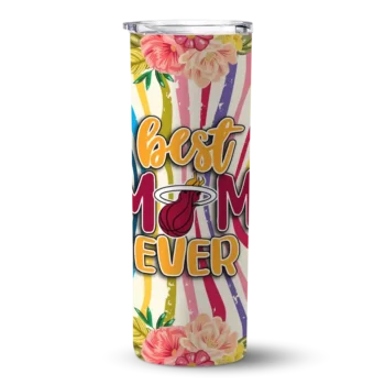 miami heat flower cluster skinny tumbler best selling 1.webp