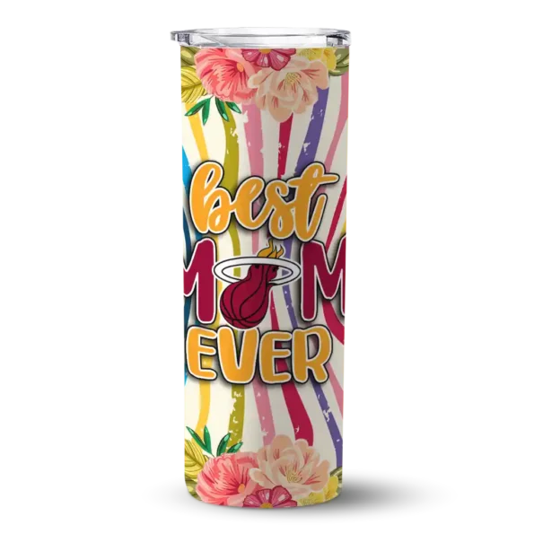 miami heat flower cluster skinny tumbler best selling 1.webp