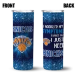 new york knicks radiant glitter blue skinny tumbler best selling 1 2.webp