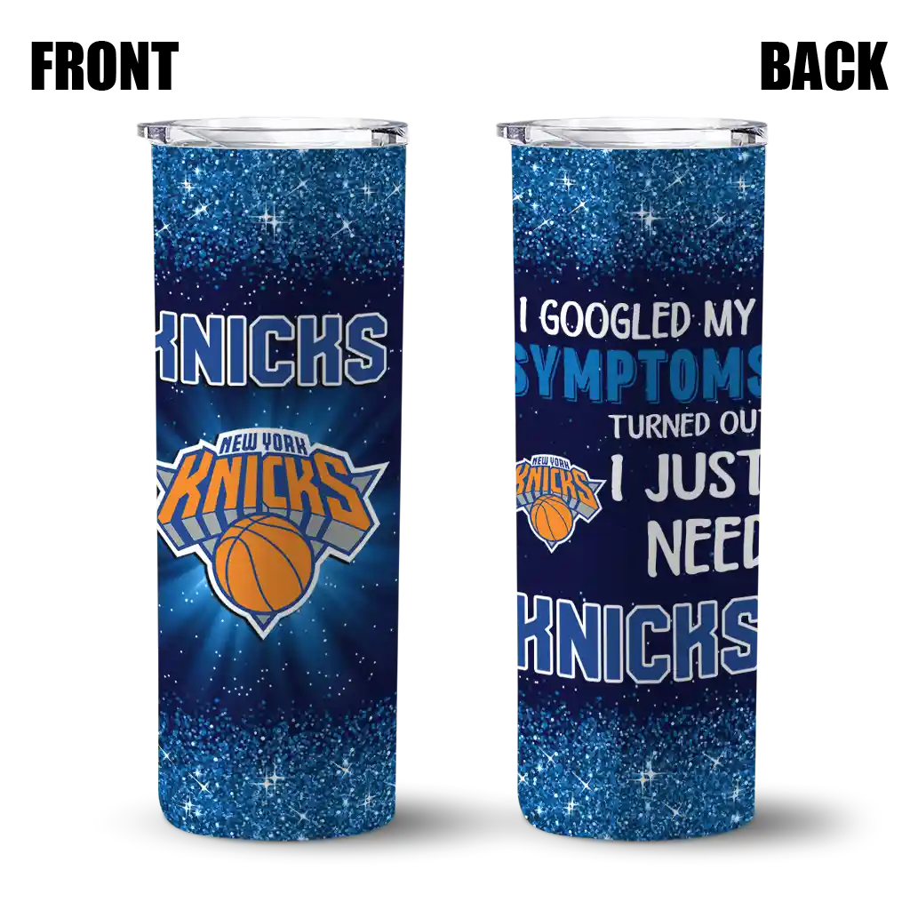 new york knicks radiant glitter blue skinny tumbler fashion forward.webp new york knicks radiant glitter blue skinny tumbler fashion forward.webp