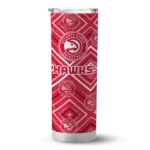 personalized atlanta hawks zipper leopard red skinny tumbler best selling 1.webp