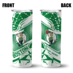 personalized boston celtics helmet clash green skinny tumbler best selling 1.webp
