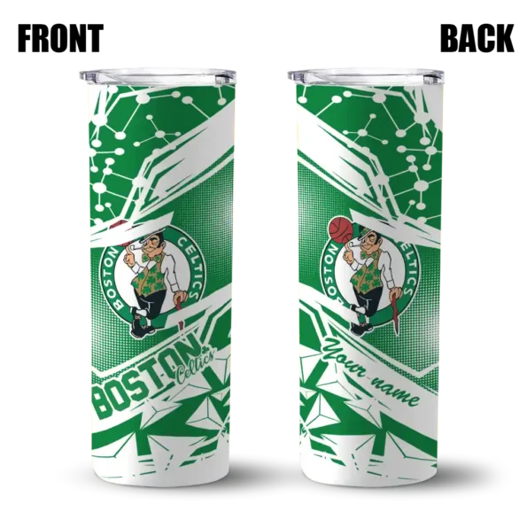personalized boston celtics helmet clash green skinny tumbler fashion forward 1.webp