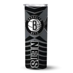 personalized brooklyn nets camo texture black skinny tumbler best selling 1.webp