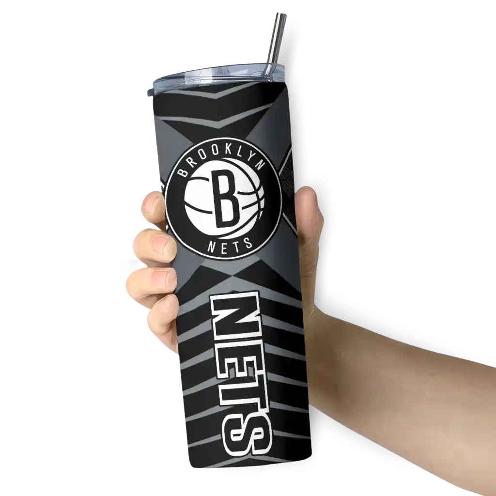 personalized brooklyn nets camo texture black skinny tumbler premium grade.webp personalized brooklyn nets camo texture black skinny tumbler premium grade.webp