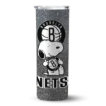 personalized brooklyn nets snoopy attitude black skinny tumbler best selling 1.webp