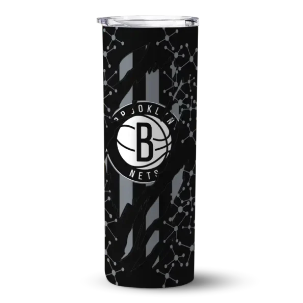 personalized brooklyn nets star pop black skinny tumbler best selling 1.webp
