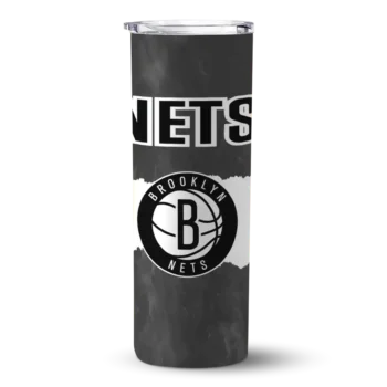 personalized brooklyn nets torn band black white skinny tumbler best selling 1.webp