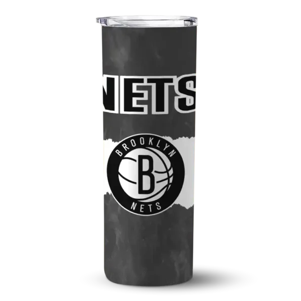 personalized brooklyn nets torn band black white skinny tumbler best selling 1.webp
