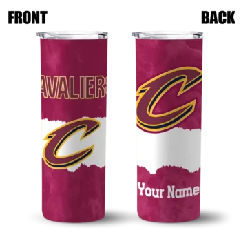 personalized cleveland cavaliers torn band wine white skinny tumbler fashion forward 1.webp