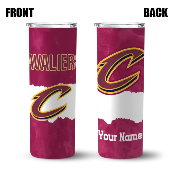 personalized cleveland cavaliers torn band wine white skinny tumbler fashion forward 1.webp