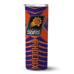 personalized phoenix suns camo texture purple skinny tumbler best selling 1 2.webp