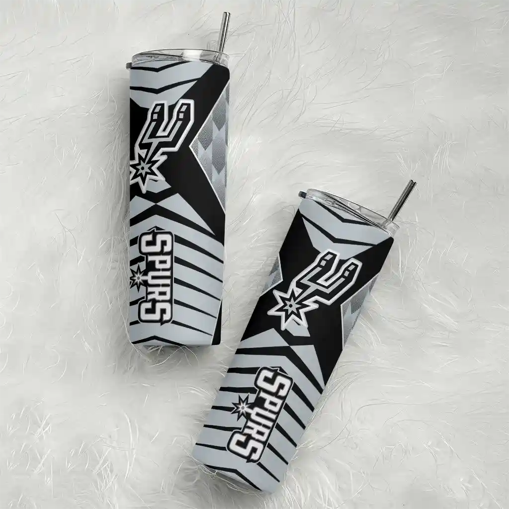 personalized san antonio spurs camo texture silver skinny tumbler top rated.webp personalized san antonio spurs camo texture silver skinny tumbler top rated.webp