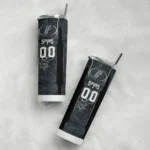 personalized san antonio spurs stacked diamond silver skinny tumbler best selling 1.webp